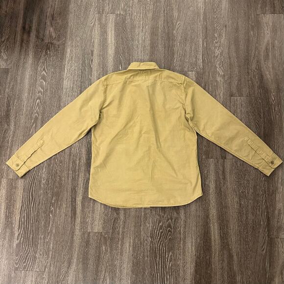 EUC Aspesi Sand Utility Shirt Jacket Sabbia Sz XL Cotton Workwear Overshirt Tan - Picture 7 of 16